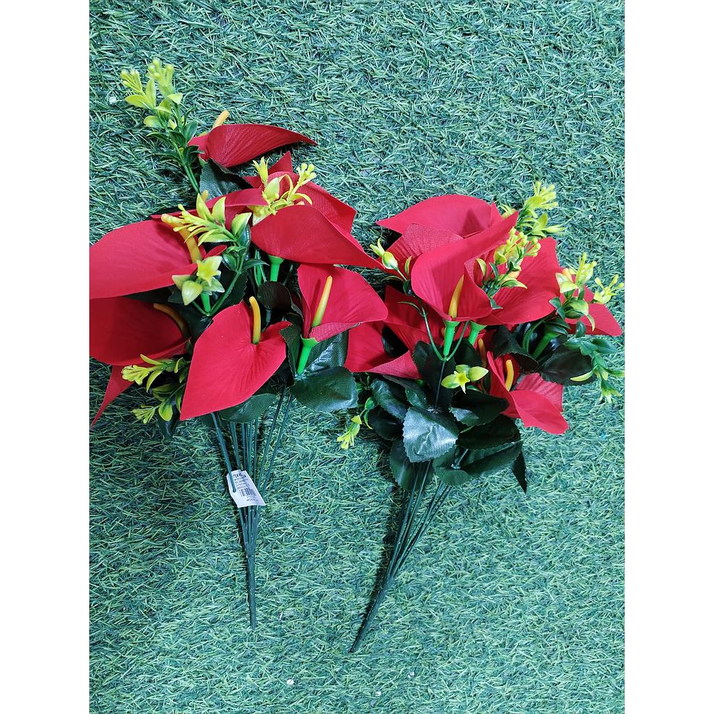 Flores Anturios x12 Uns