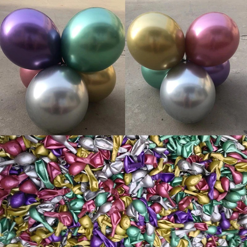 Globos Latex Cromados #10 X 50 Und