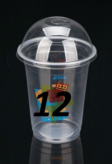 VASOS PET TAPA DOMO # 12 X 50 und   (copia)
