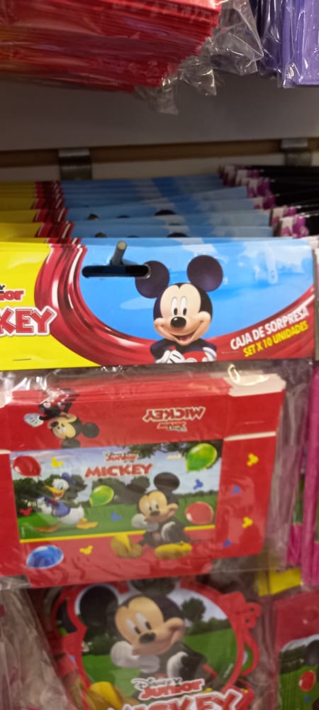 CAJA PARA TORTA SET X 10 UND MICKEY