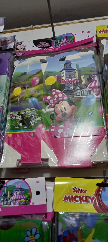 CAJA PARA SORPRESA SET X 10 UND MINNIE