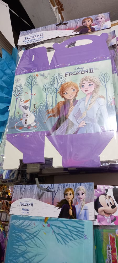 CAJA PARA SORPRESA SET X 10 UND FROZEN II