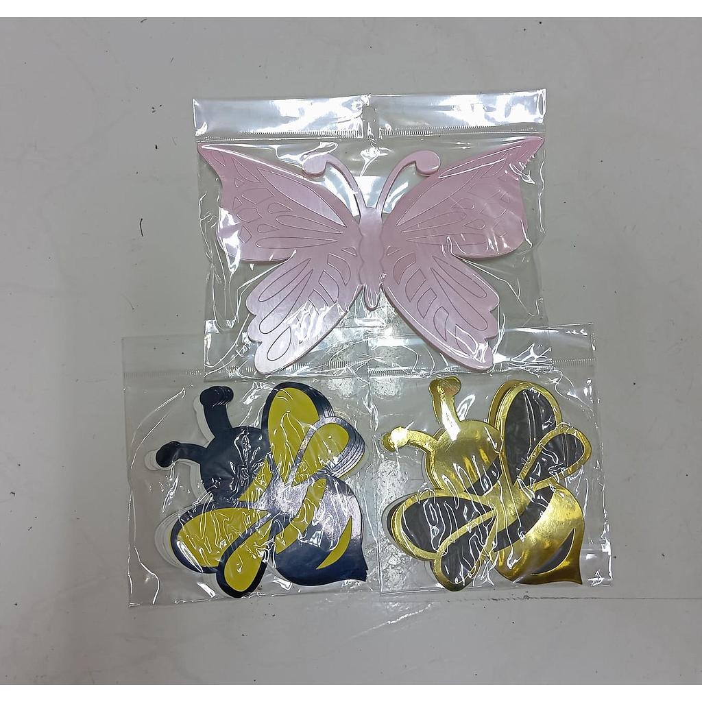 Mariposas/ Abejas Doble 13X20 CM