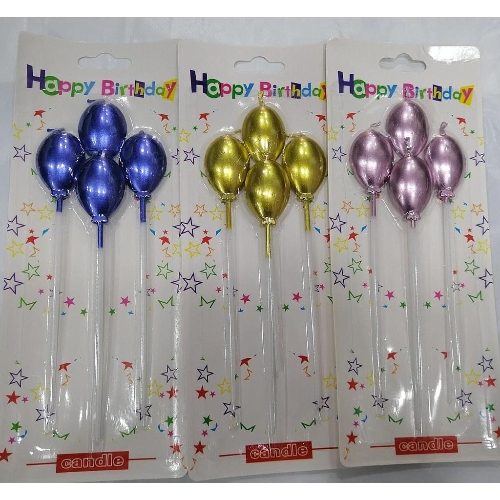 VELAS GLOBO X4