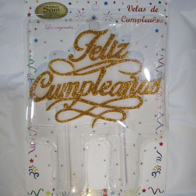 VELA TOPER HAPPY, F CUMPLEAÑOS , F CUMPLE