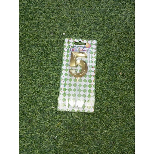 [DY0575-5] Vela Numero Con Relieve D´Fantasy