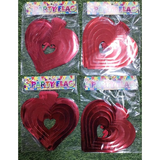 [BA-ME-003372] Banner Metalico De Corazon 2.5 mts