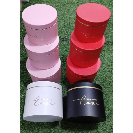 [CA2085] Caja Circular x3 Unds