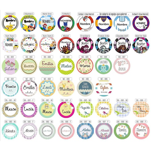 [p200] STIKER PERSONALIZADO PALETA X 50 und (copia)