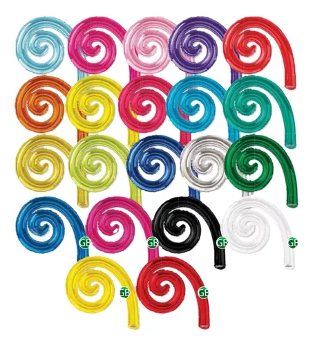 [GMC] Globo Metalico Curly #10 x 50 Unds