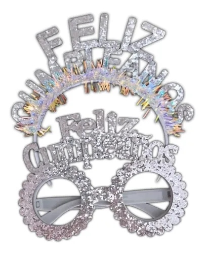 [BDC354] Set De Vincha, Lentes y Toper De Happy Birthday