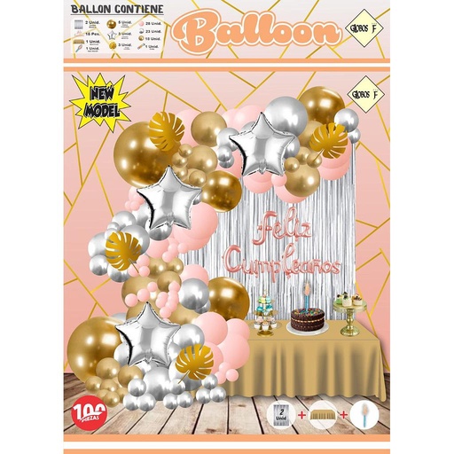 [AR-GL-001402] ARCO CON VELA 100PZ ADULTO