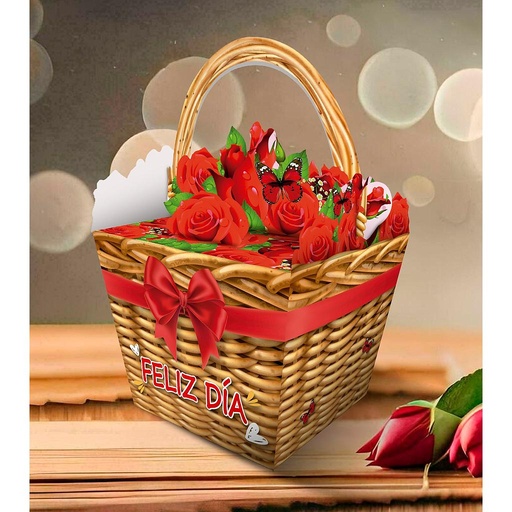[AR-GL-001578] Caja Modelo Canasta x10 Unds