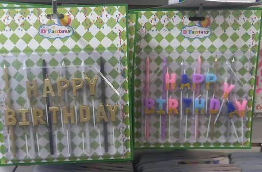 [VHBC] VELA HAPPY COLORES Y CROMADO FANTASY