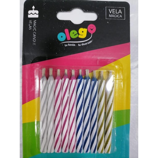 [p85] VELA MAGICA OLEGO X 10 UND