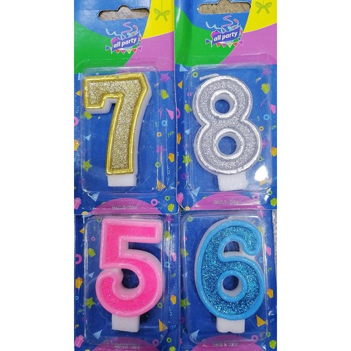 [p87] VELAS NUMEROS ALL PARTY