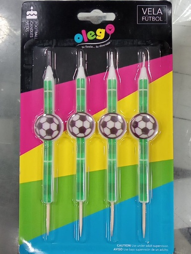 [VPCP] VELA PELOTA CON PALITO X4 FANTASY